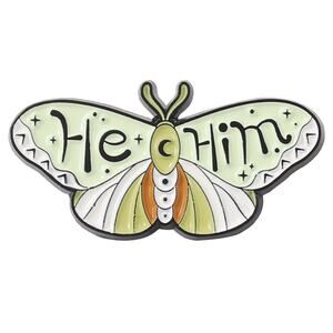 Butterfly HE/HIM Enamel Pins 417-1